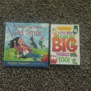 Christian book and cartoon dvd for children
